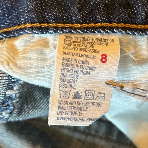 Tommy Hilfiger Y2K Denim Skirt Size 8 EUC - Picture 8 of 9